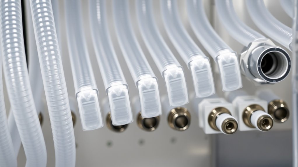 simplify vacuum line routing