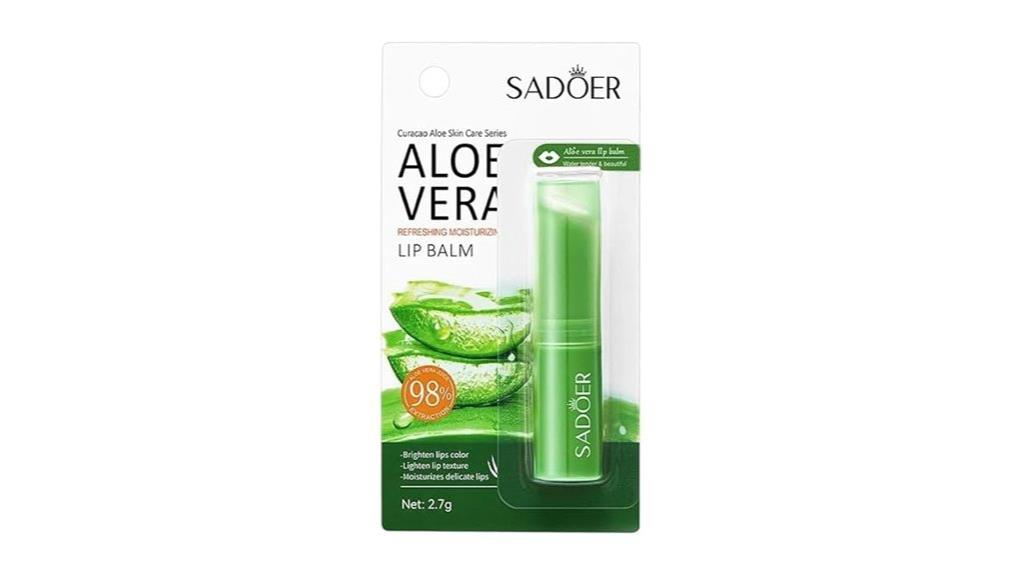 small aloe lip balm
