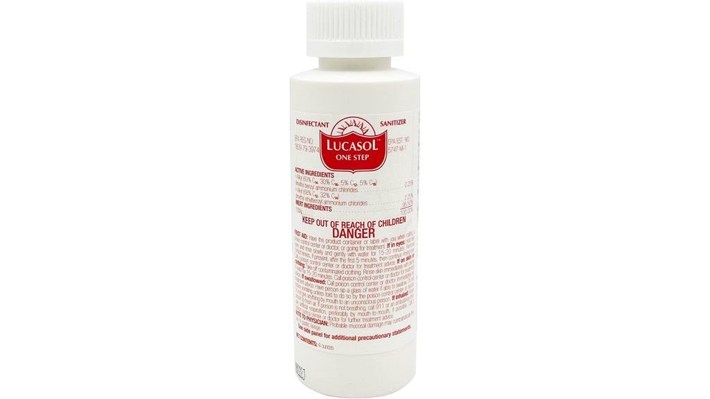 small disinfectant spray bottle