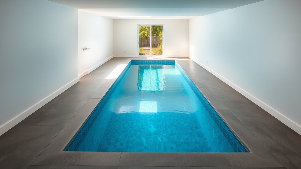 small space endless pool