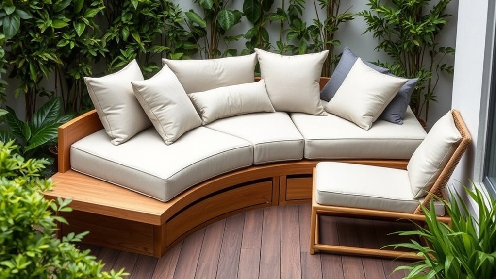 smart space efficient deck design