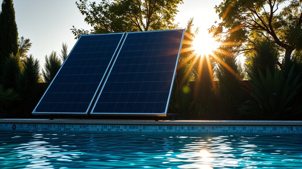 solar pool heating savings
