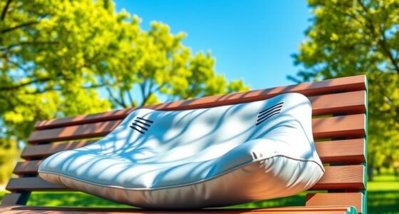 solar powered cooling cushions