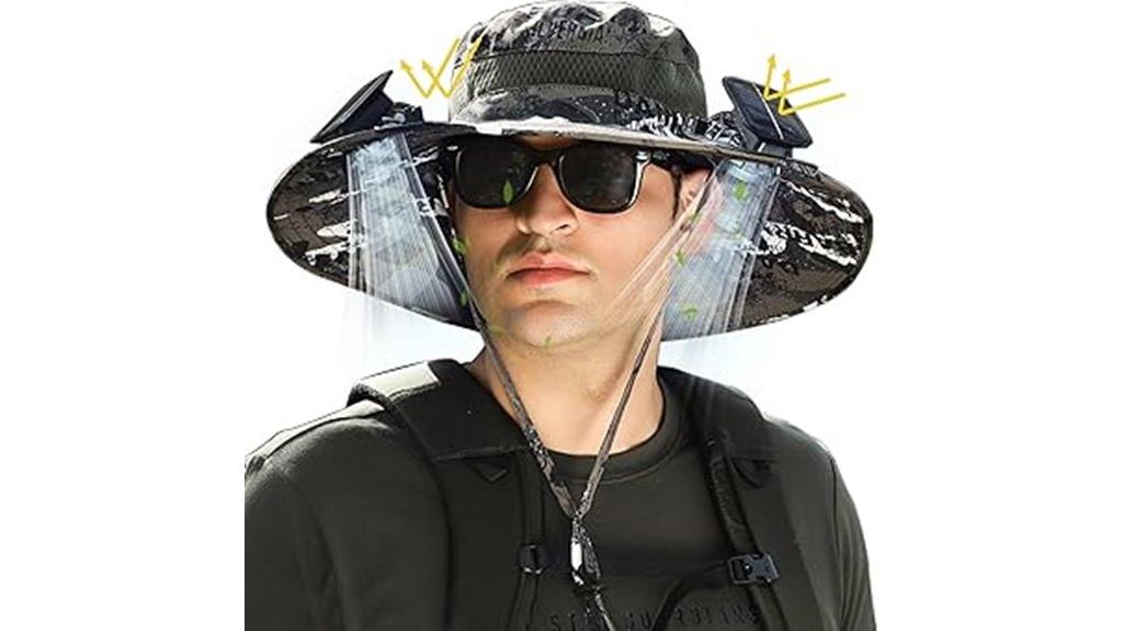 solar powered cooling hat