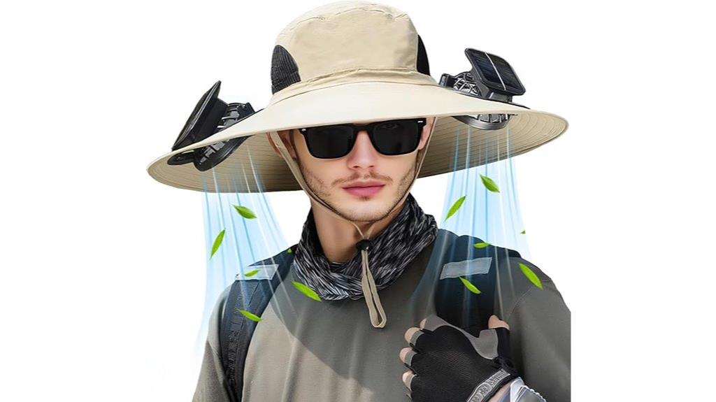 solar powered cooling hat