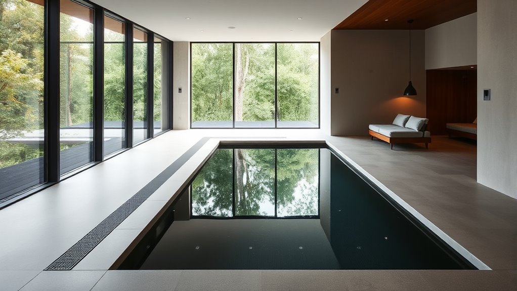 stylish functional pool design