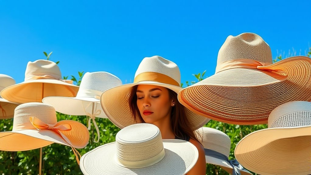 stylish sun protection hats