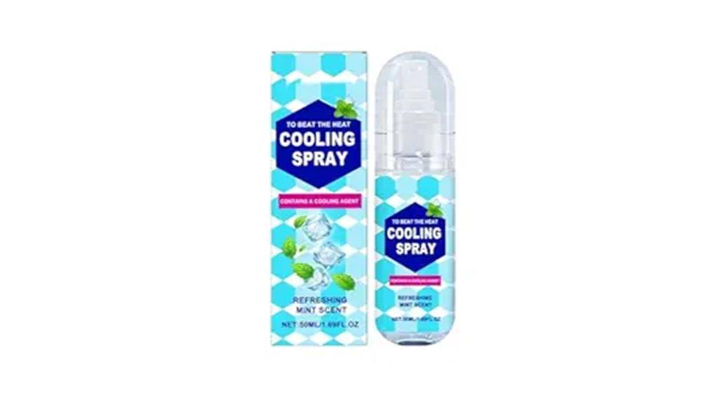 summer cooling body spray