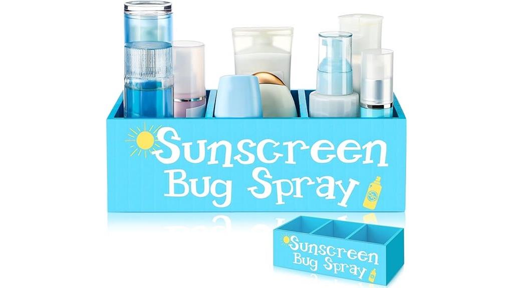 summer pool toy organizer