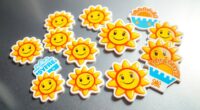 summer sunscreen sticker packs
