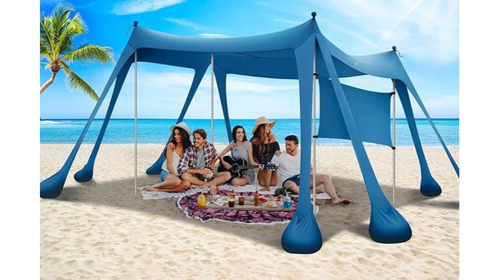 sun protection beach canopy