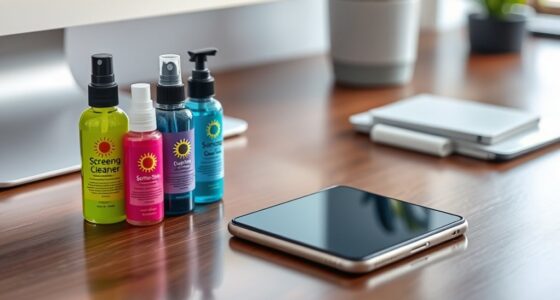 sun safe screen cleaning solutions