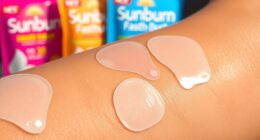 sunburn relief hydrogel patches