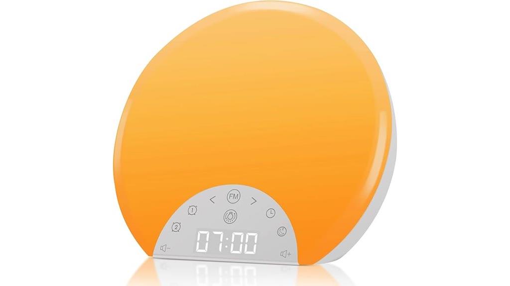 sunrise alarm clock radio