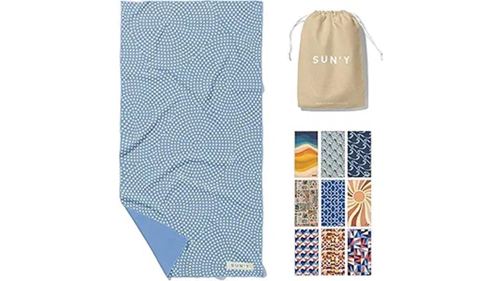 suny waffle microfiber towel