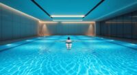 swimming against adjustable current