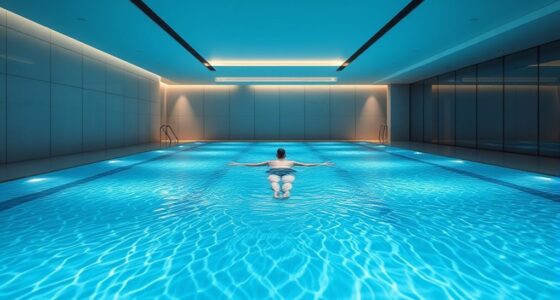 swimming against adjustable current