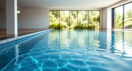 swimming laps in endless pool