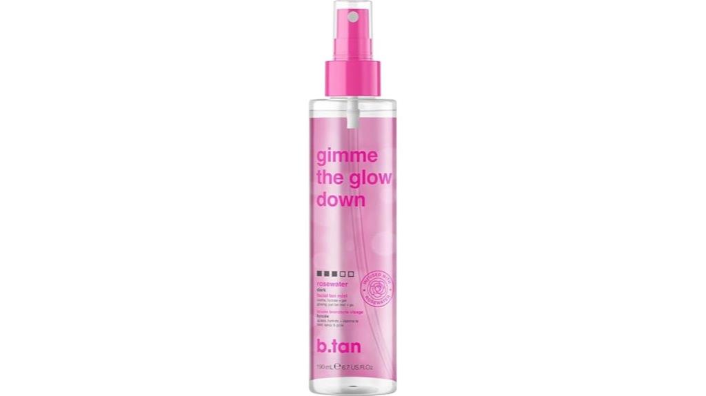 tan mist for clear skin