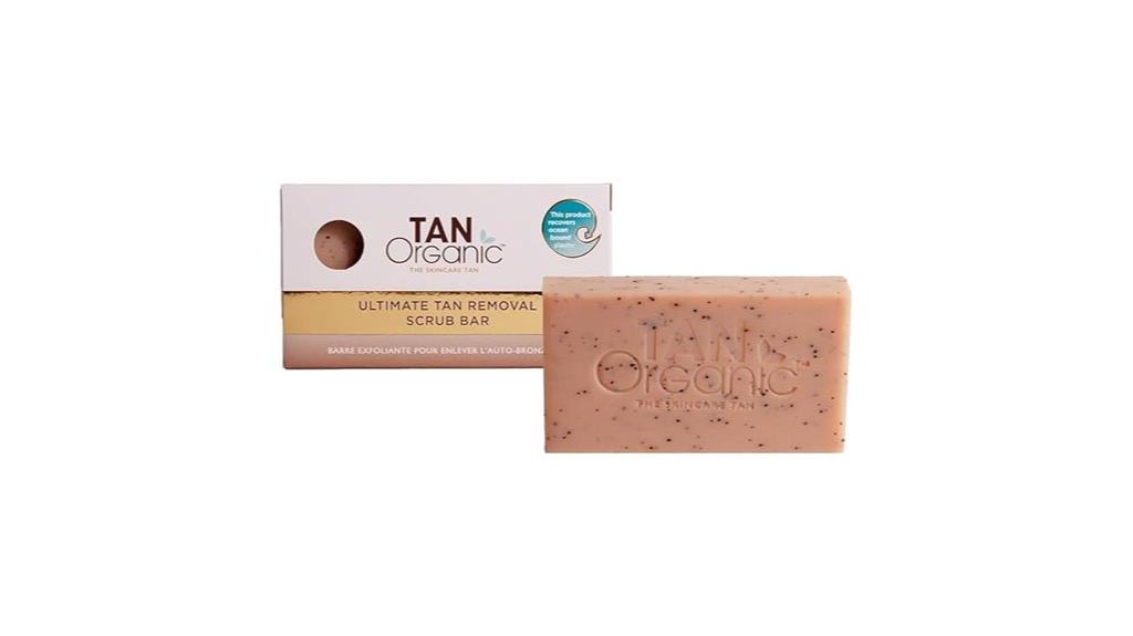 tan removal scrub bar