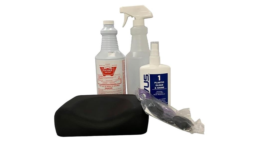 tanning bed cleaning kit