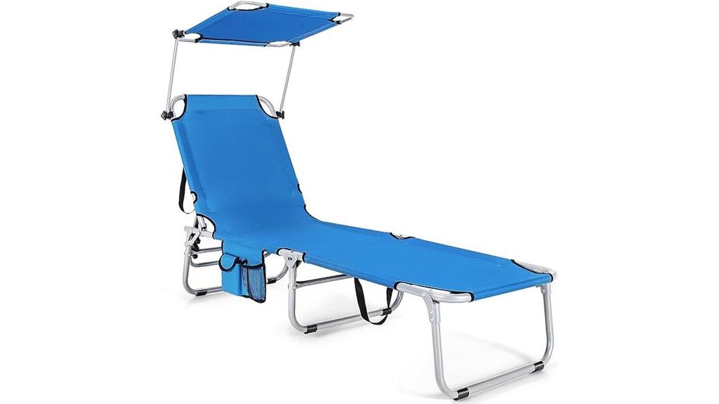 tanning chair with canopy