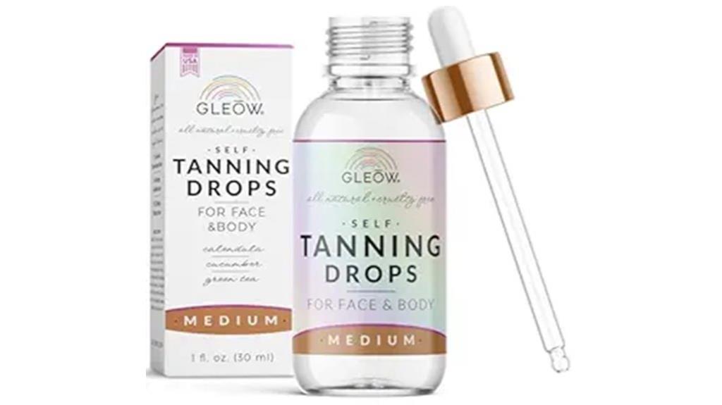 tanning drops with chamomile