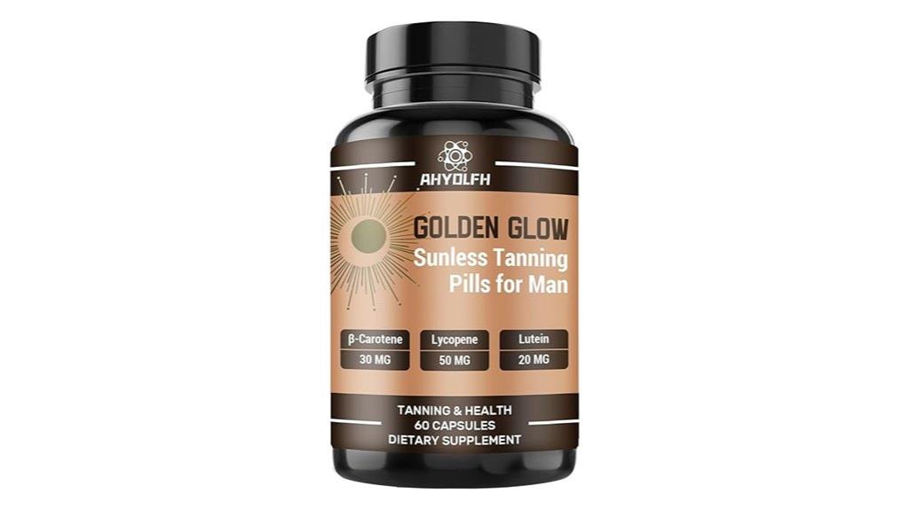 tanning pills for men
