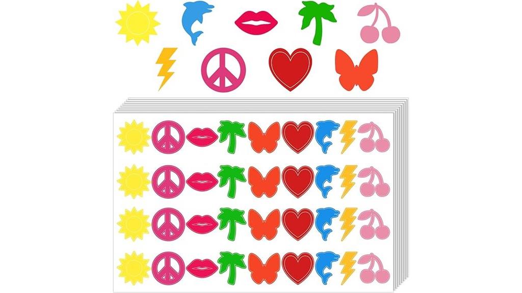 tanning stickers pack