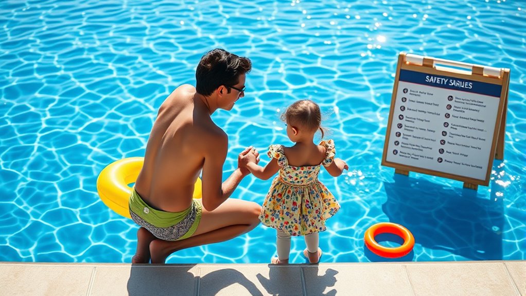 teach kids pool safety