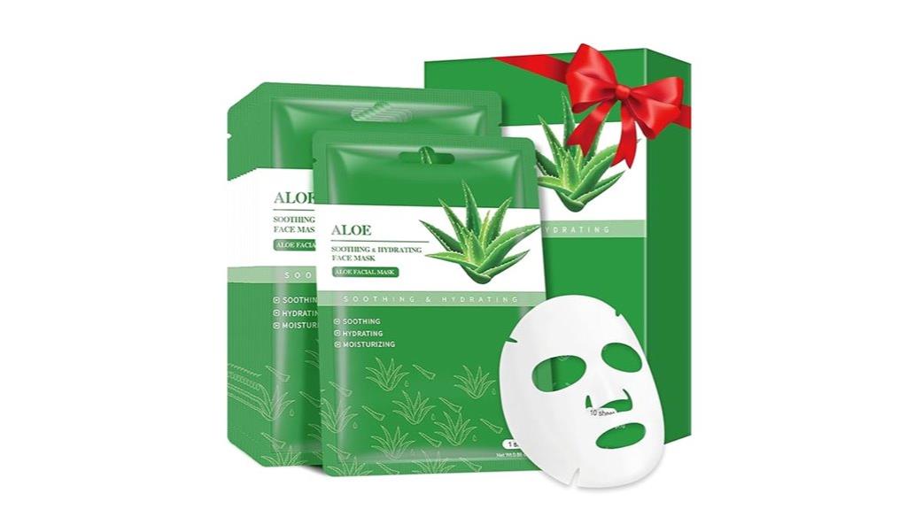 ten pack aloe masks