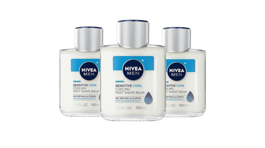 three pack cooling shave balm
