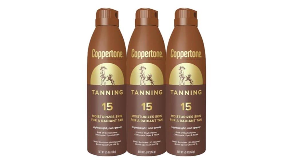 three pack spf 15 spray