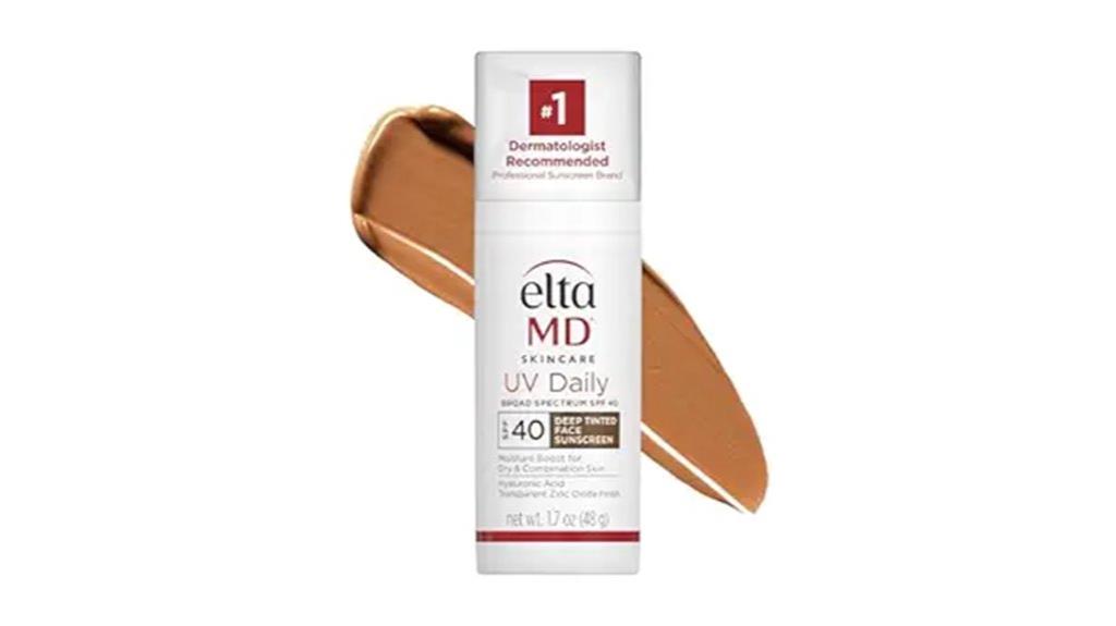 tinted spf 40 face moisturizer