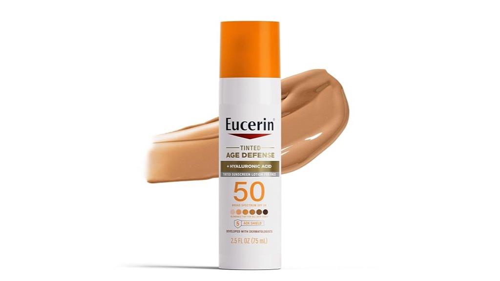 tinted spf 50 face sunscreen