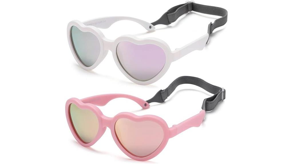 toddler heart shaped sunglasses