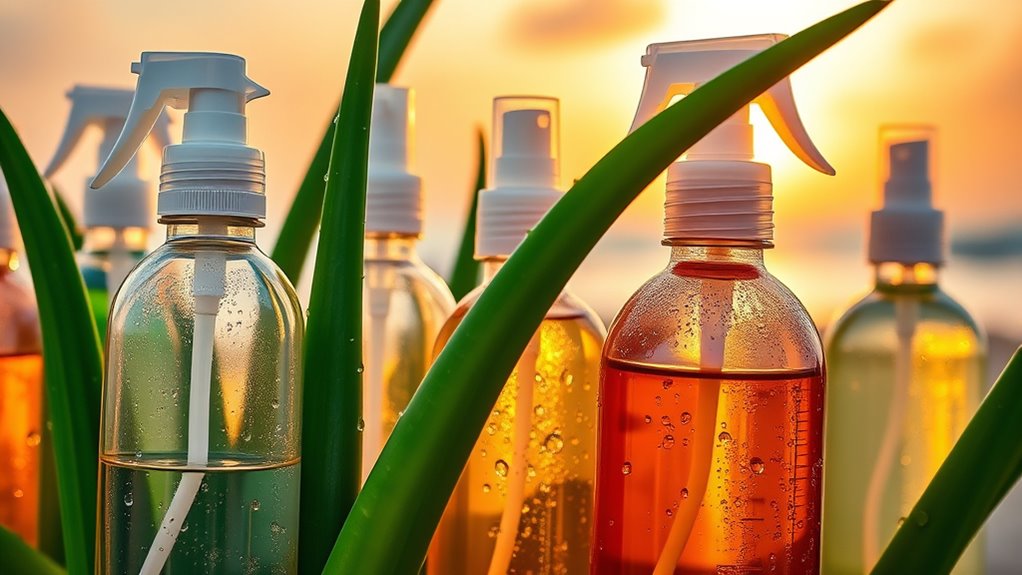 top aloe after sun sprays