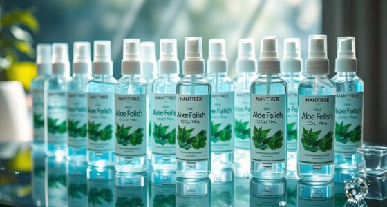 top aloe menthol cooling sprays