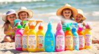 top child safe spf sprays