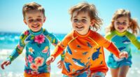top child sun protection swimwear