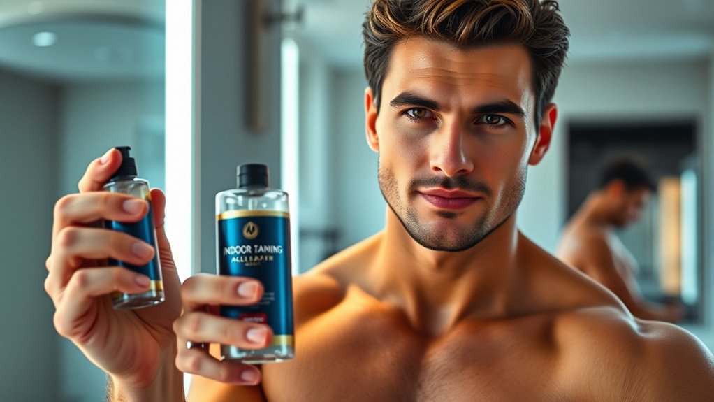 top men s indoor tanning products