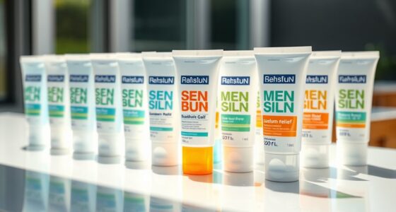 top men s sunburn relief gels
