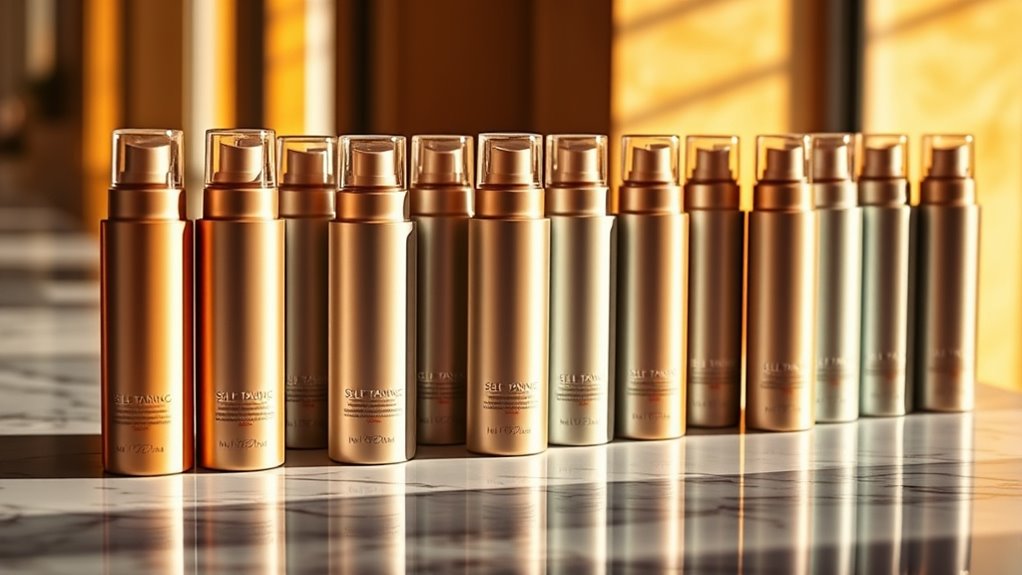 top self tanning mousses