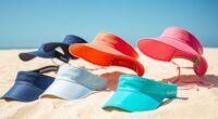top wide brim swim visors