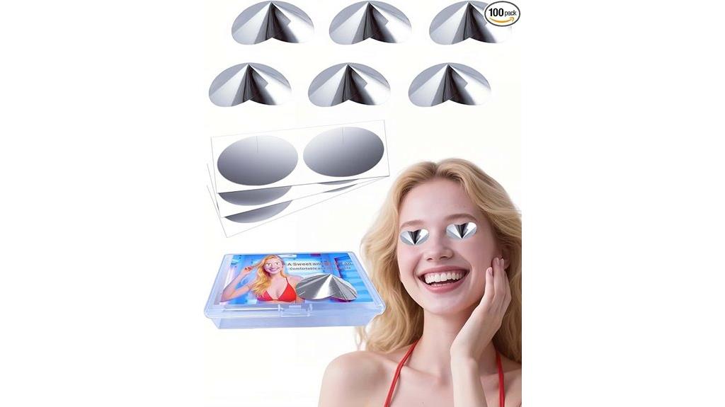 transparent tanning eye guards