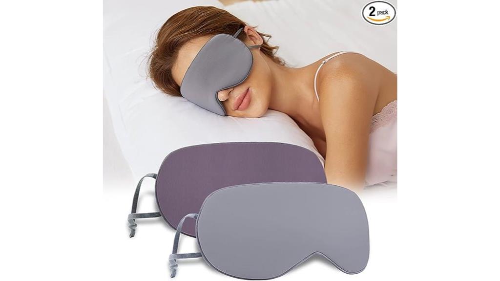 travel and meditation sleep masks