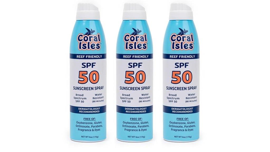 triple pack spf50 spray