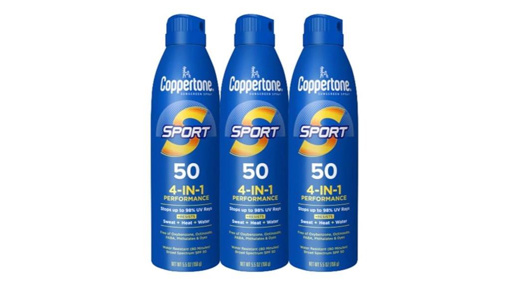 triple pack spf 50 spray