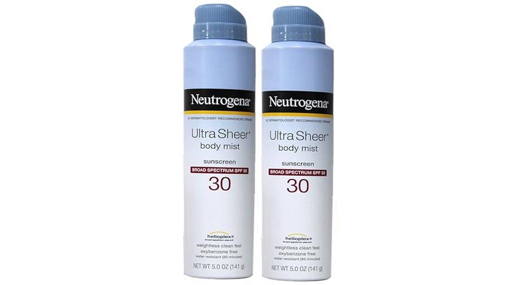 two pack sunscreen spray