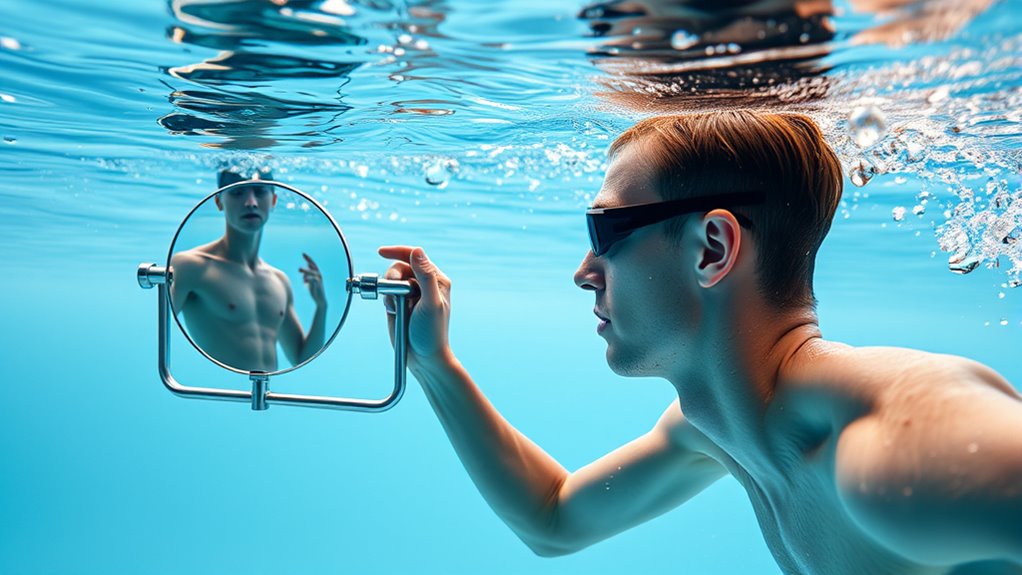 underwater mirrors improve technique